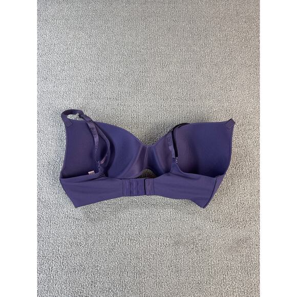 Victoria's Secret Bra T-Shirt Lightly Lined Wireless Purple Size 32DD - Picture 2 of 9